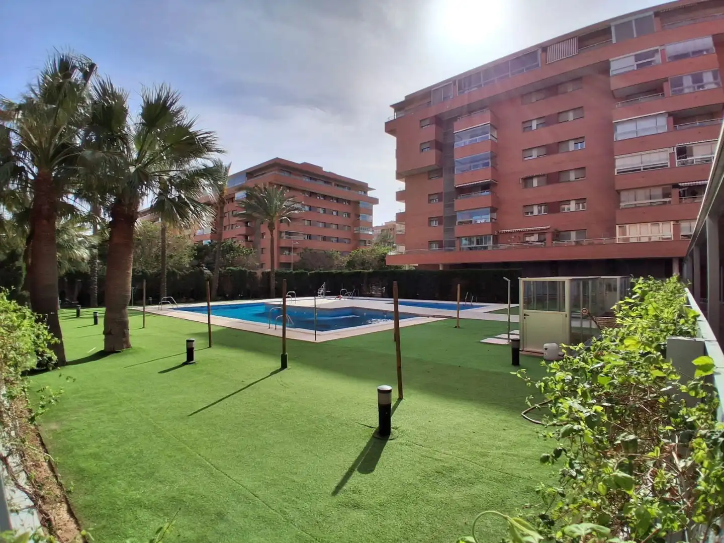 Swimming pool of Flat for sale in Almería