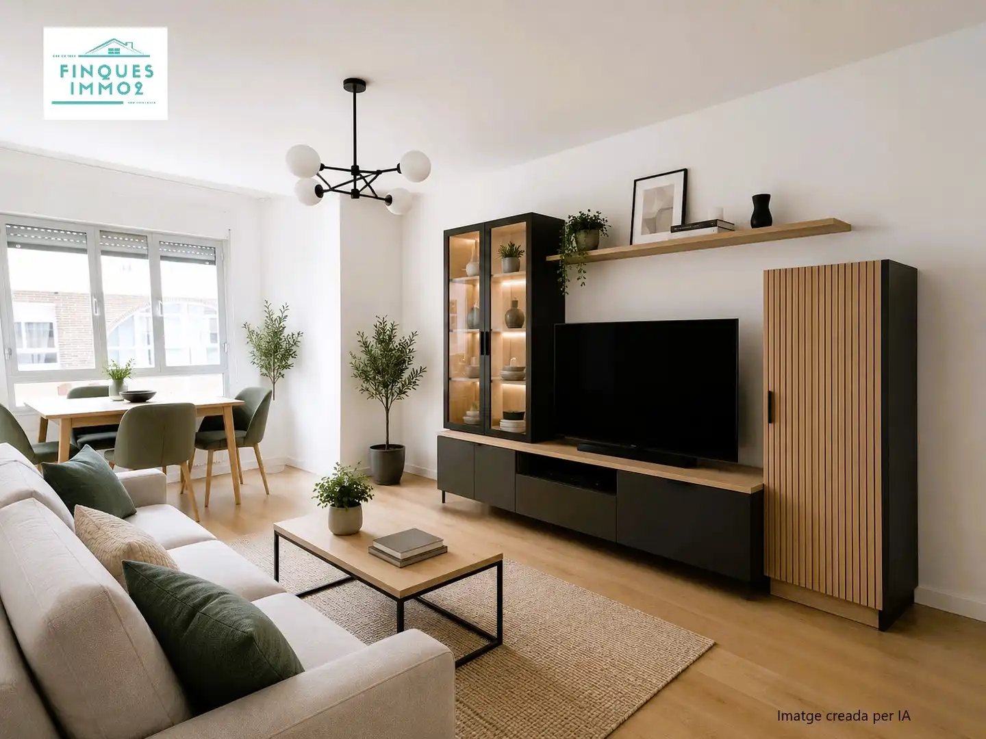 Wohnzimmer von Wohnung zum Verkauf in La Ràpita mit Möbliert