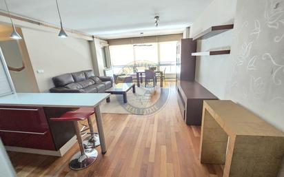 Sala d'estar de Apartament en venda en Vigo  amb Calefacció, Jardí privat i Terrassa