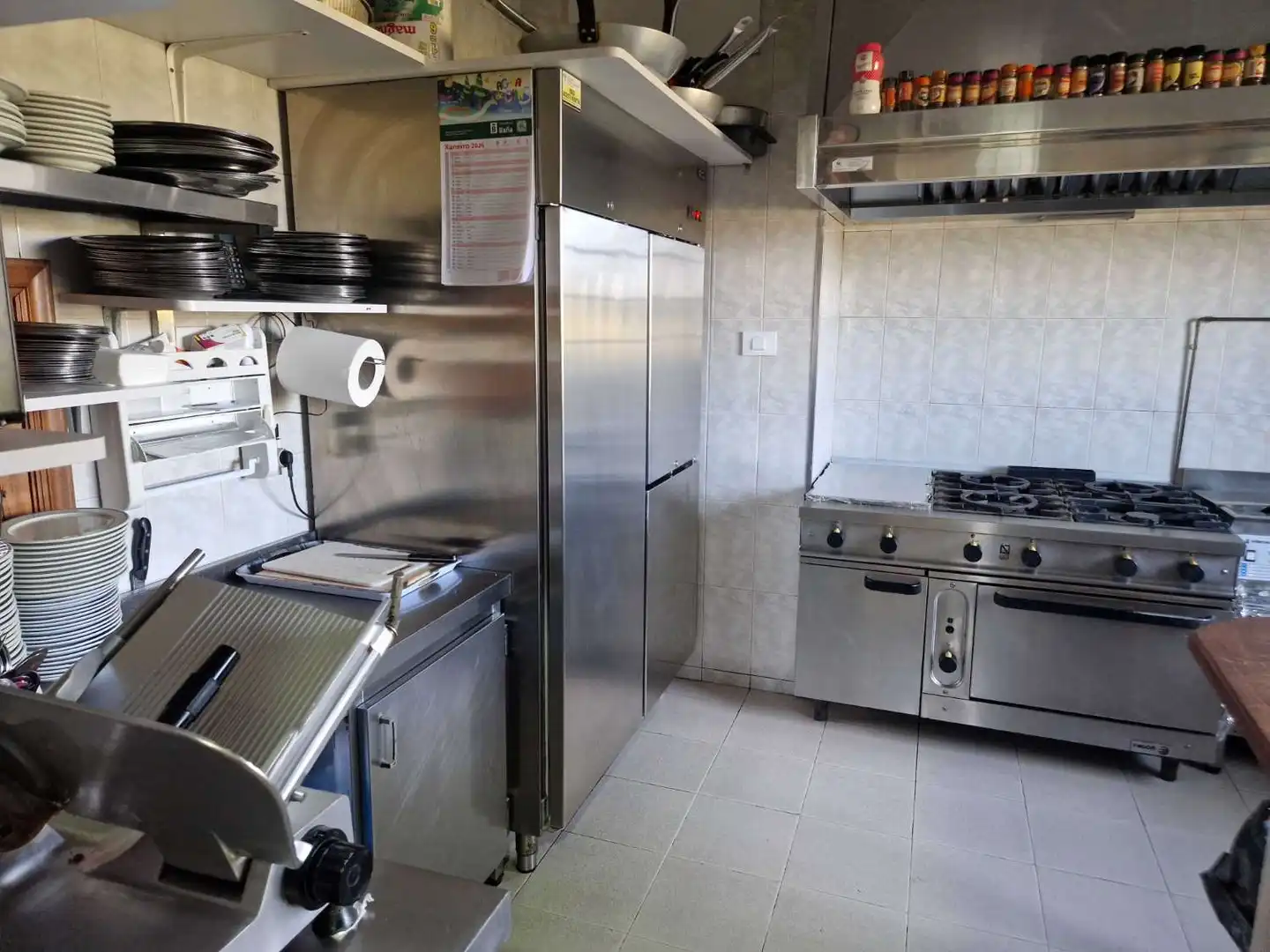 Kitchen of Commercial properties for rent in A Baña    with Furnished