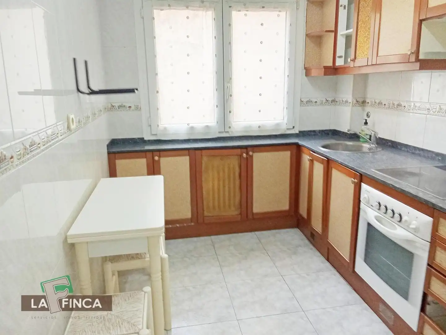 Kitchen of Flat for sale in Gijón   with Heating, Parquet flooring and Furnished