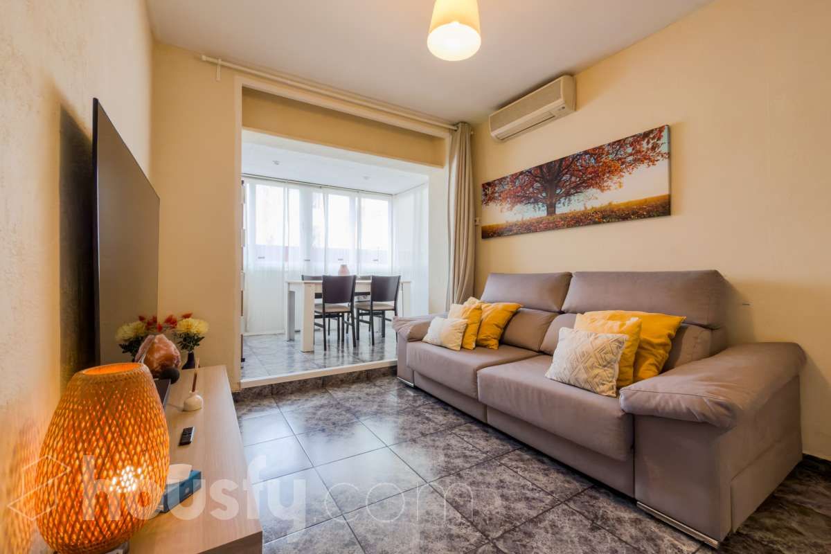Sala d'estar de Pis en venda en El Prat de Llobregat amb Aire condicionat, Calefacció i Terrassa