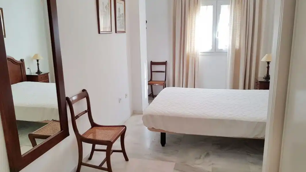 Bedroom of Apartments for rent in El Puerto de Santa María  with Private garden, Terrace and Furnished