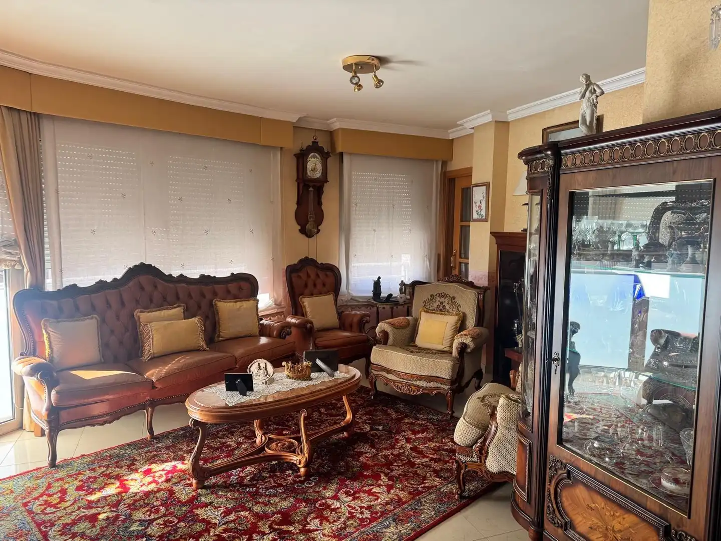 Living room of Flat for sale in Castellón de la Plana / Castelló de la Plana  with Heating, Storage room and Furnished
