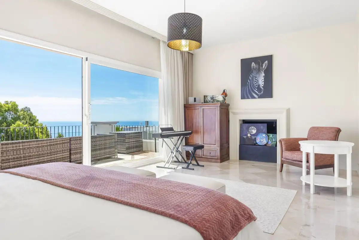 Habitación de Casa o chalet en venta en Manilva con Aire acondicionado, Jardín privado y Terraza