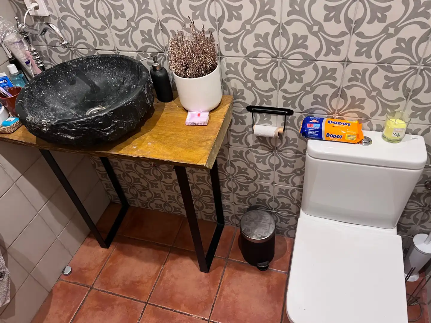 Badezimmer von Haus oder Chalet zum Verkauf in Vilassar de Dalt mit Terrasse und Ofen