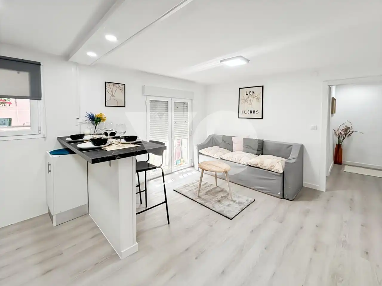 Sala de estar de Piso en venta en Madrid con Balcón