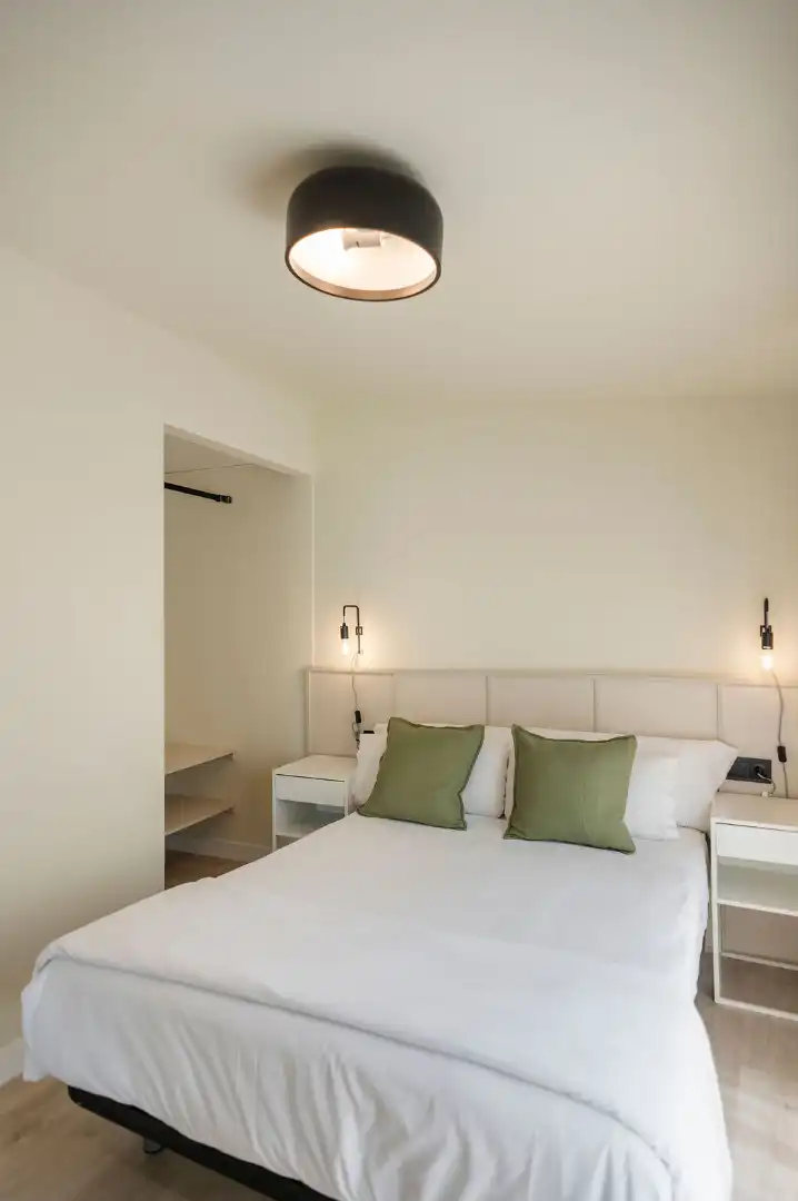 Schlafzimmer von Maisonette zur Miete in Valencia mit Klimaanlage, Heizung und Terrasse
