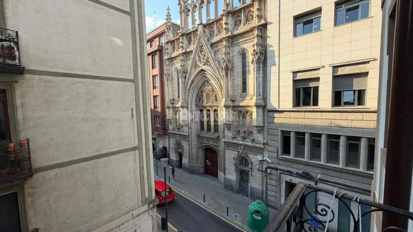 Exterior view of Flat for sale in Bilbao   with Parquet flooring and Balcony
