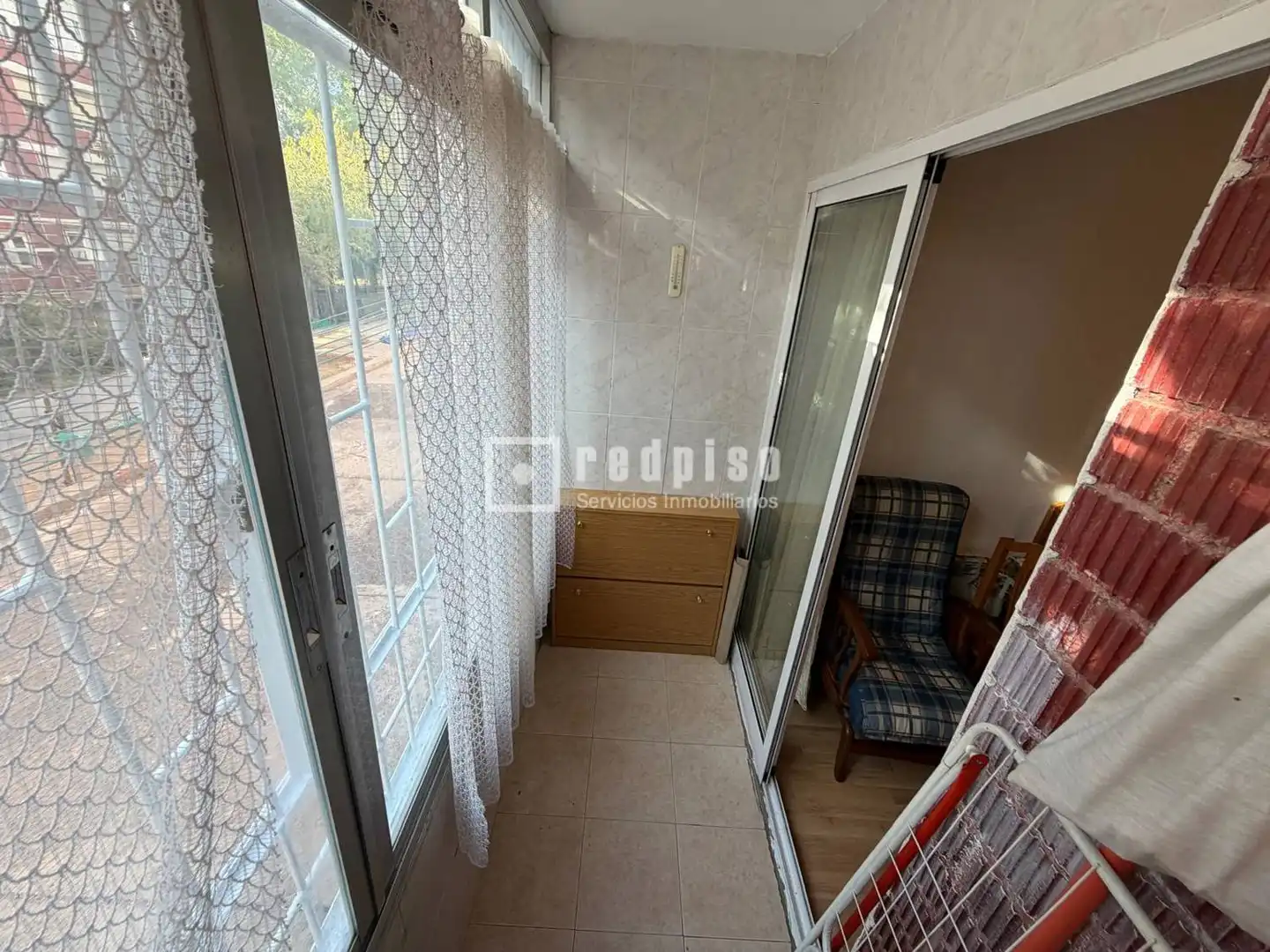 Schlafzimmer von Wohnung zur Miete in Madrid mit Heizung und Terrasse