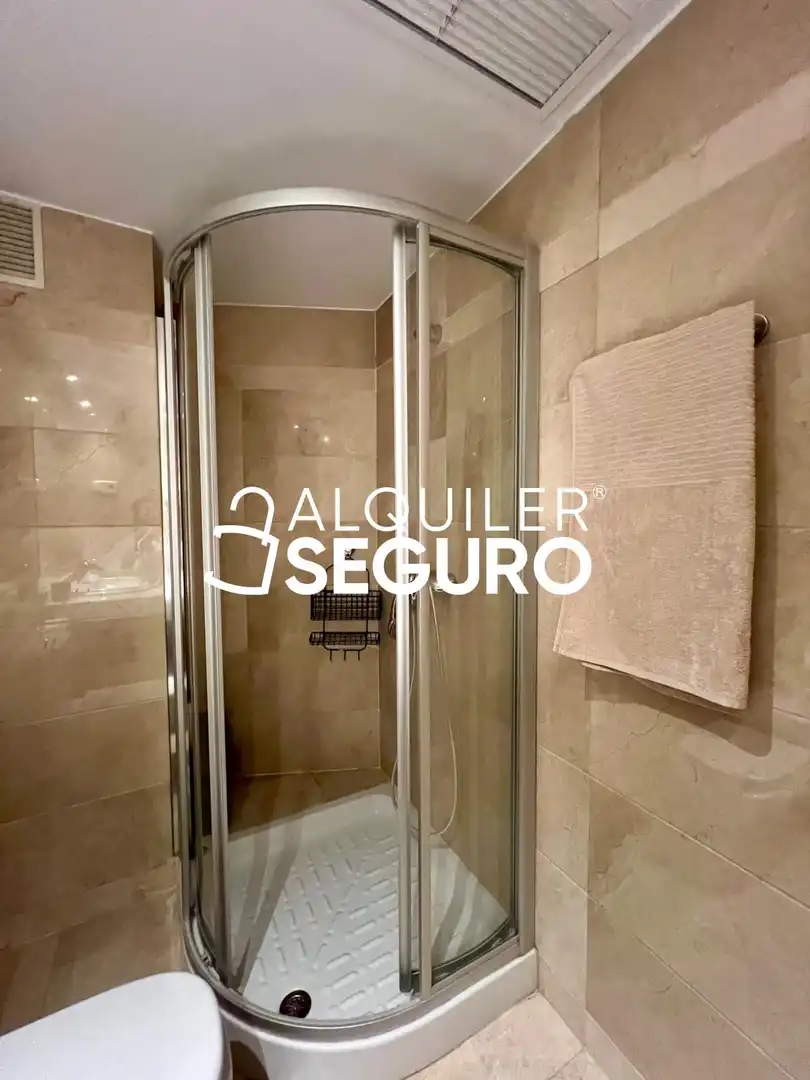 Bathroom of Flat for rent in Madrid  with Air Conditioner, Heating and Swimming Pool