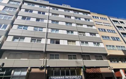 Exterior view of Flat for sale in A Coruña Capital   with Terrace and Balcony