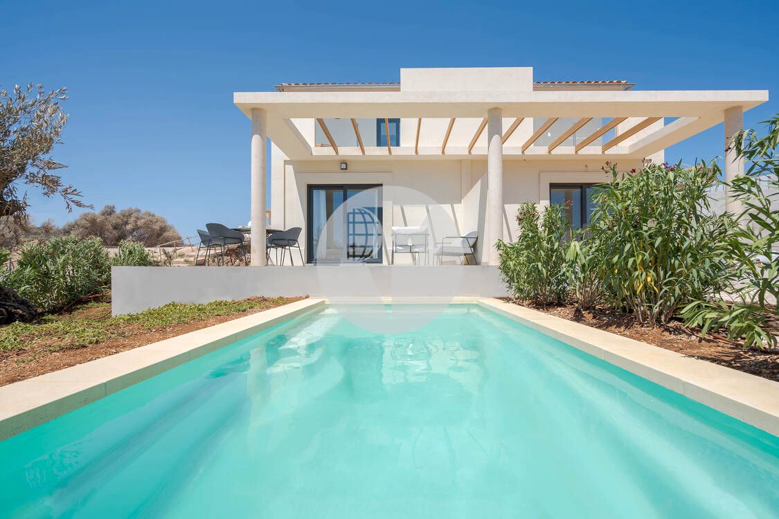 Exterior view of Single-family semi-detached for sale in Manacor  with Air Conditioner, Heating and Terrace