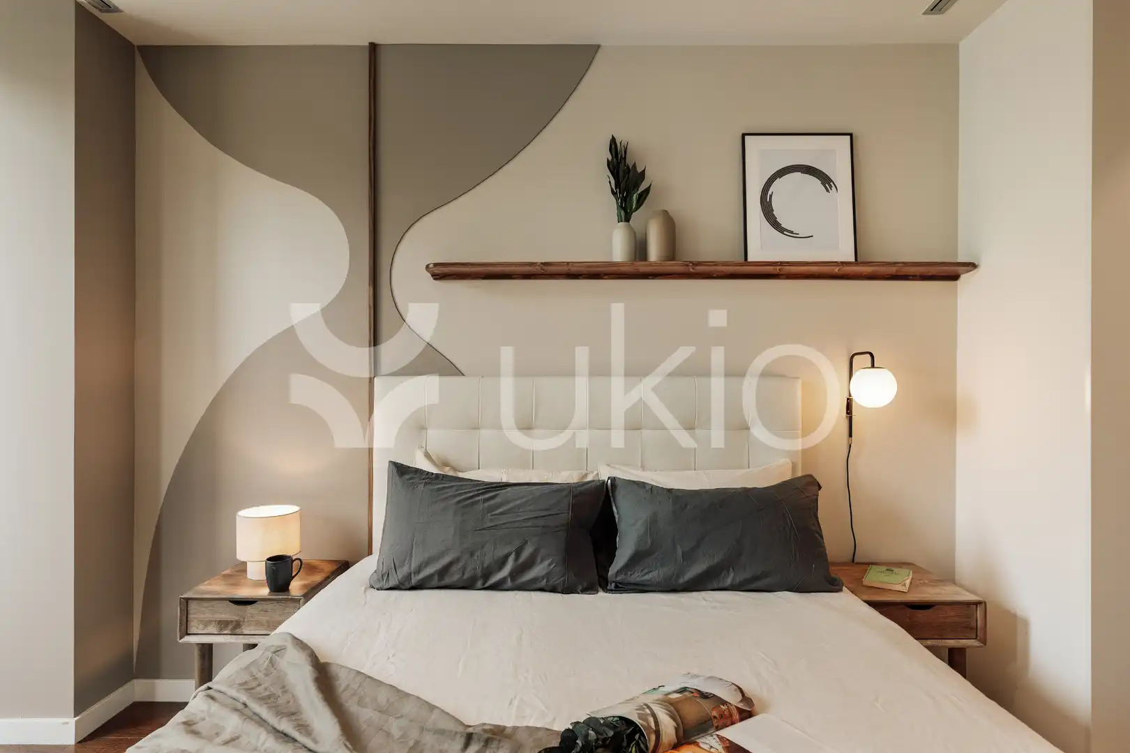 Habitación de Apartamento de alquiler en Barcelona con Aire acondicionado, Calefacción y Amueblado