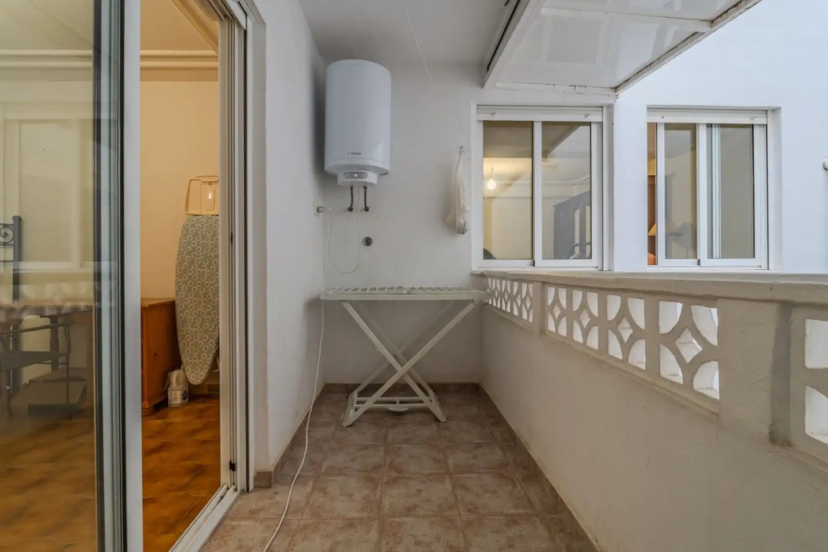 Terrasse von Maisonette zum Verkauf in Guardamar del Segura mit Klimaanlage, Heizung und Möbliert