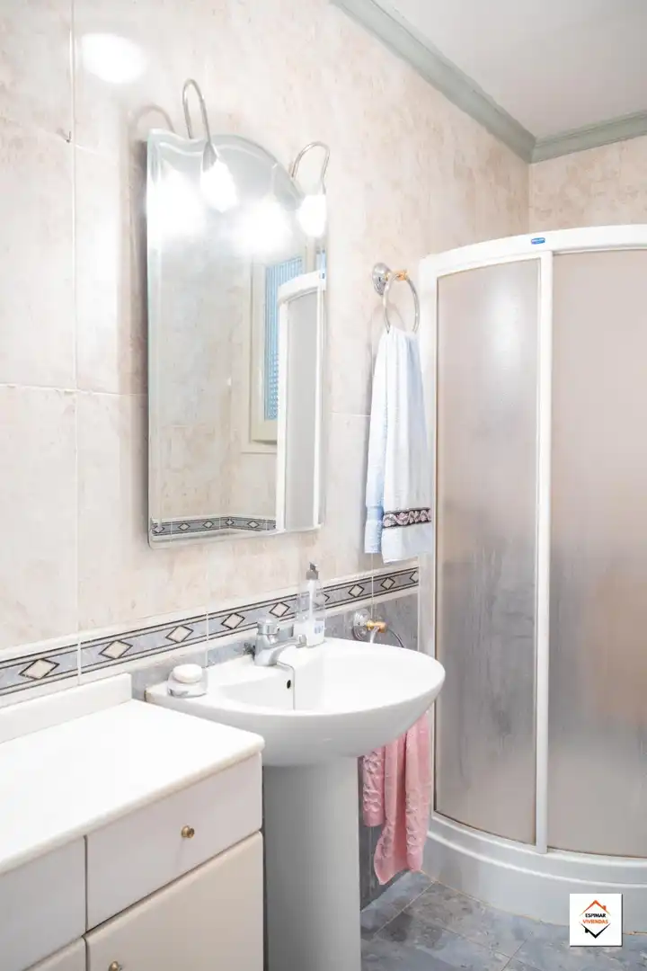 Baño de Casa o chalet en venta en San Mateo de Gállego con Aire acondicionado, Calefacción y Trastero