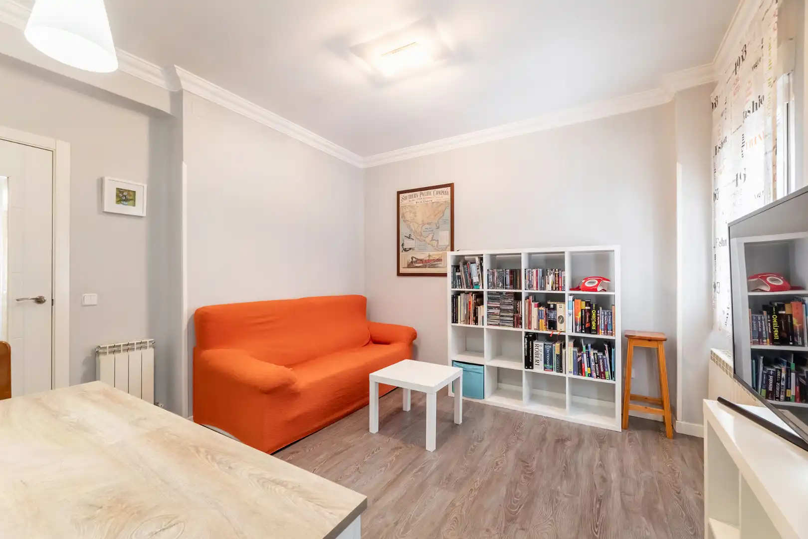Sala d'estar de Pis en venda en Madrid amb Aire condicionat, Calefacció i Parquet