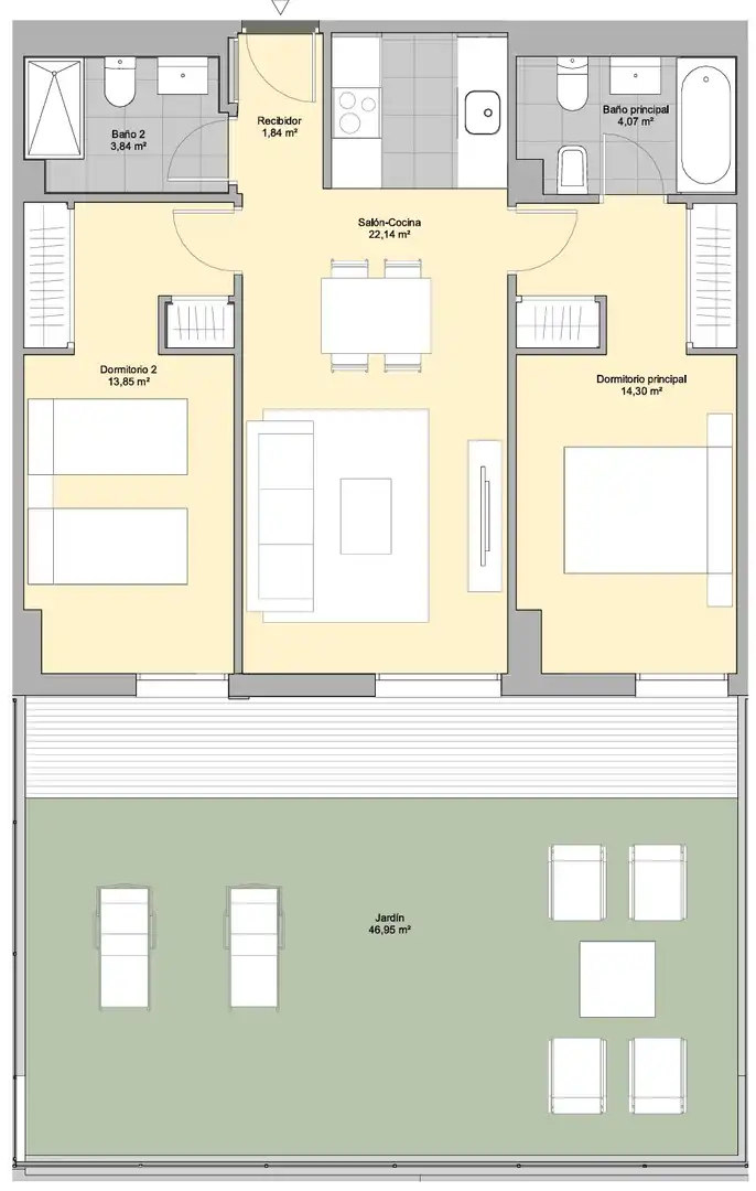 Flat for rent in Parla  with Heating, Terrace and Oven