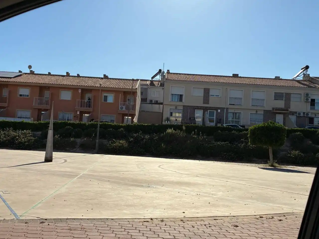 Außenansicht von Wohnungen zum Verkauf in Alguazas mit Klimaanlage und Terrasse