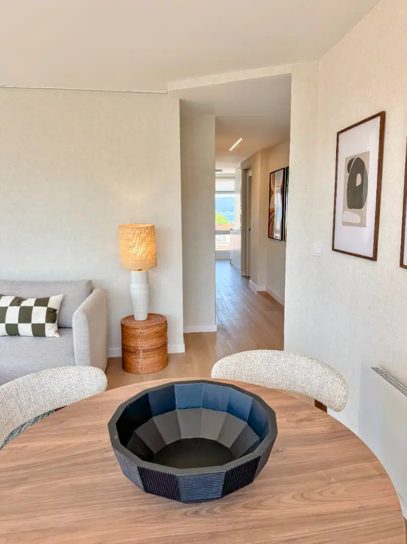Sala de estar de Apartamento de alquiler en Vilagarcía de Arousa con Calefacción, Amueblado y Horno