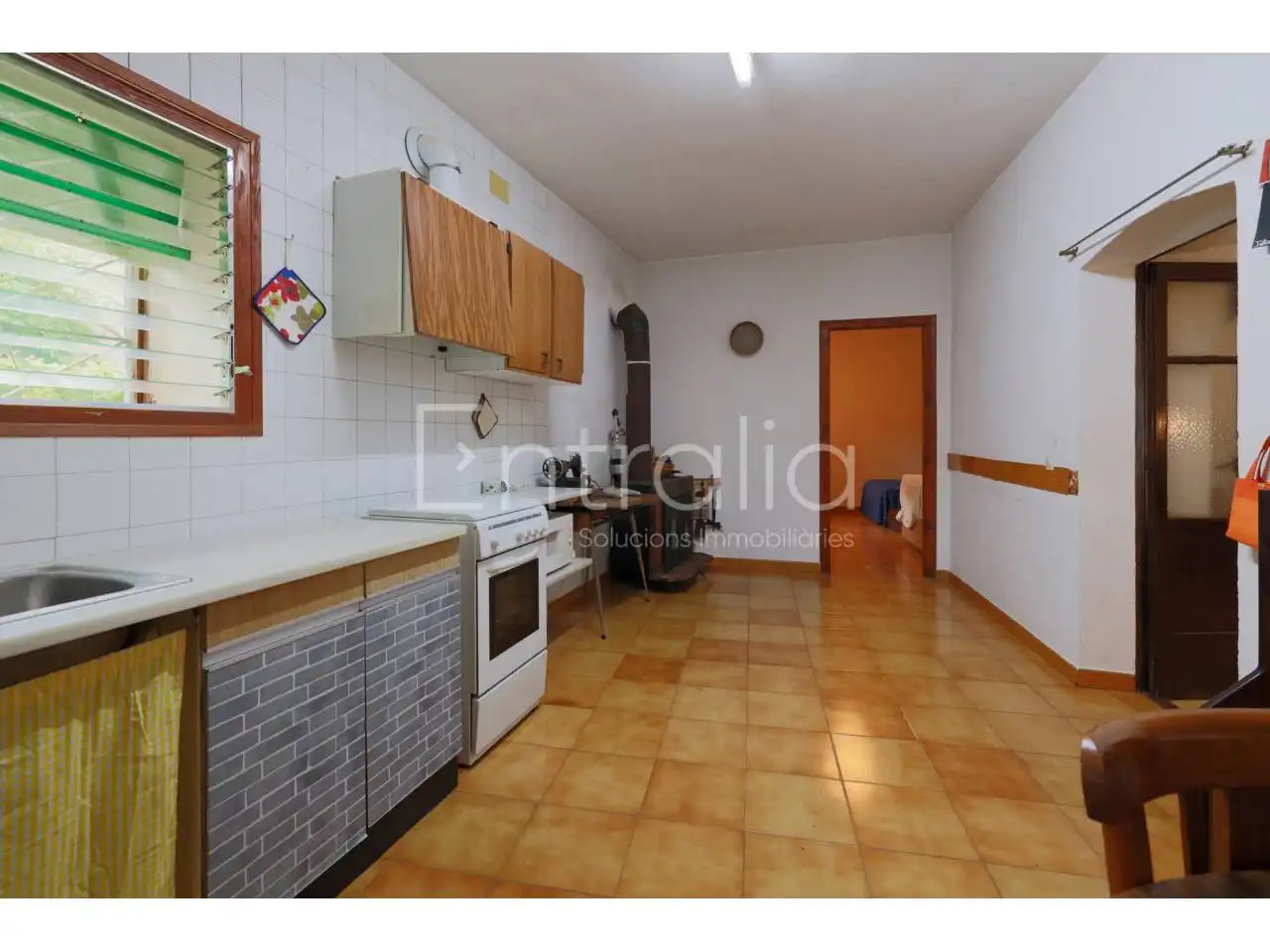 Cocina de Casa o chalet en venta en Jafre con Calefacción, Jardín privado y Terraza