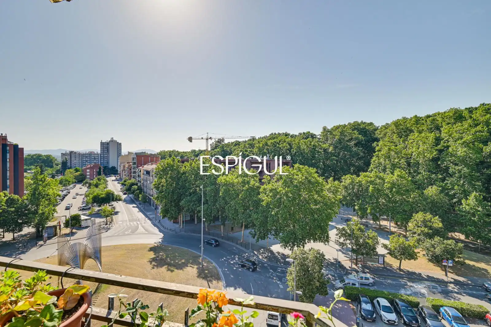 Vista exterior de Pis en venda en Girona amb Aire condicionat, Calefacció i Parquet