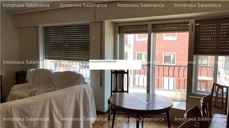 Bedroom of Flat for rent in Salamanca  with Heating, Terrace and Furnished