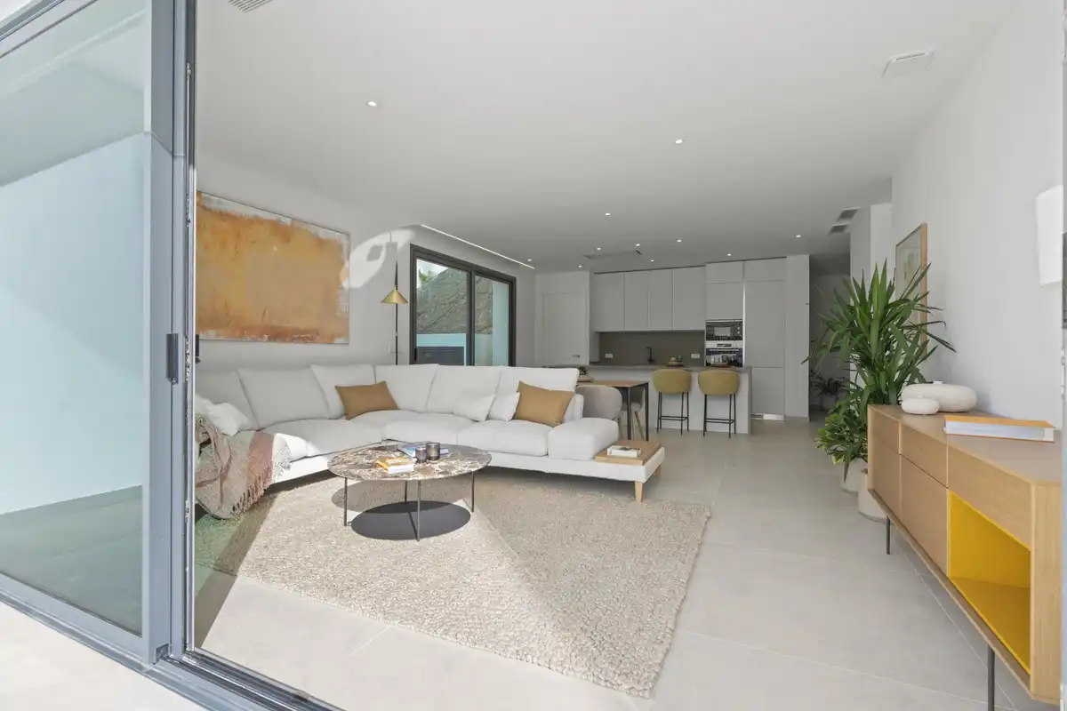 Sala d'estar de Casa o xalet en venda en Villajoyosa / La Vila Joiosa