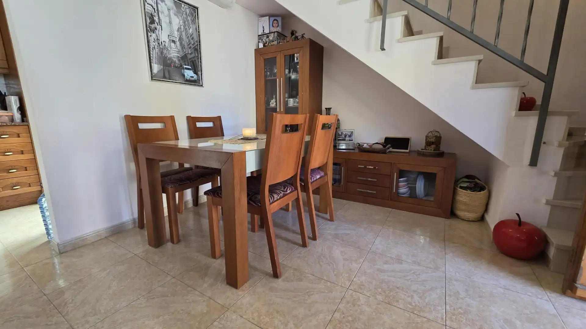 Menjador de Casa adosada en venda en Torrevieja amb Aire condicionat, Jardí privat i Terrassa