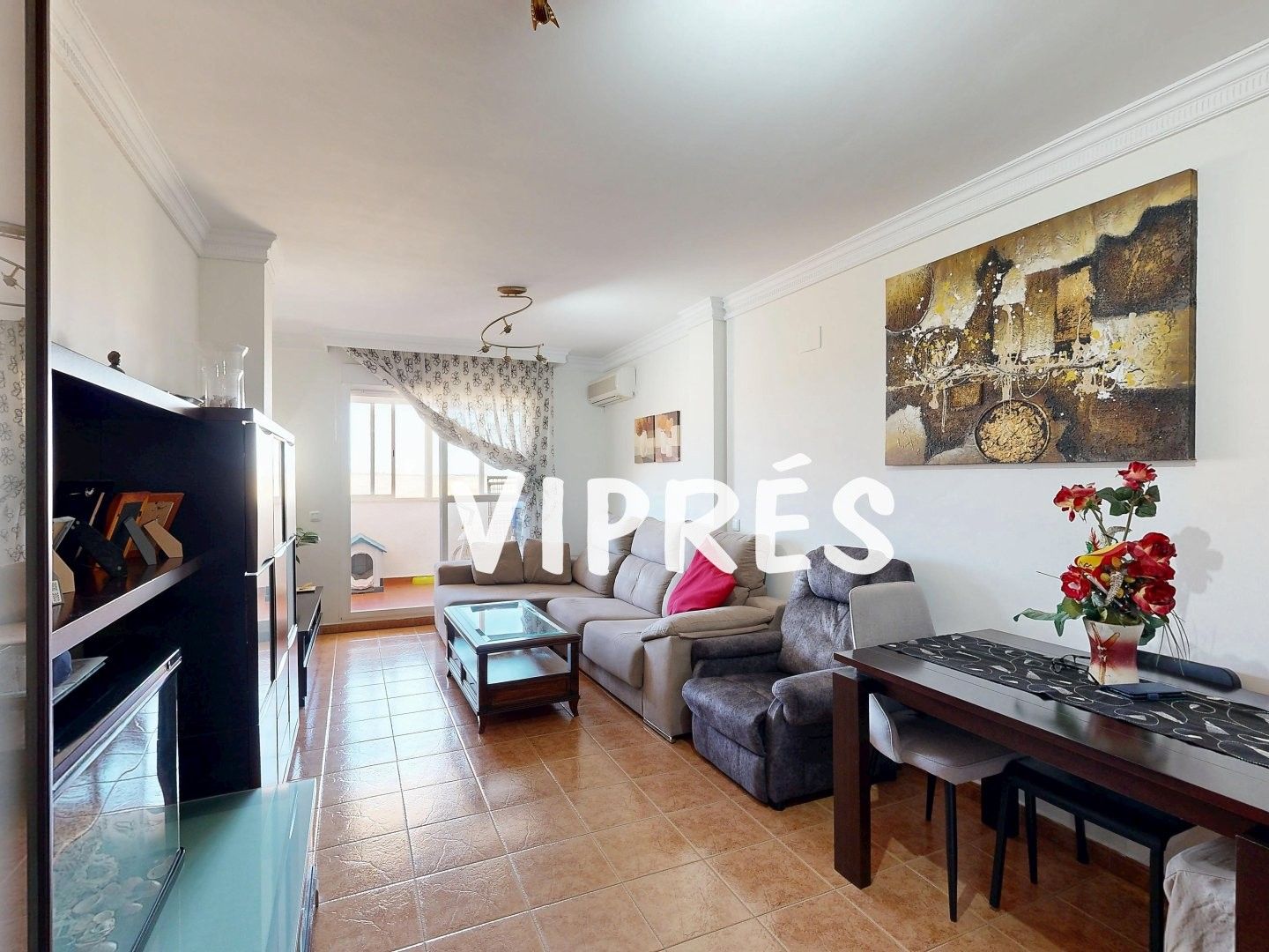 Living room of Flat for sale in Cáceres Capital  with Air Conditioner, Heating and Terrace