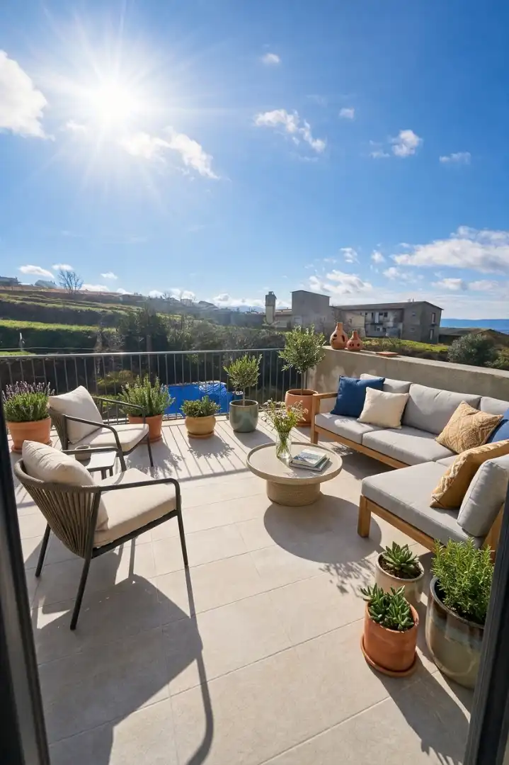 Terrace of Flat for sale in L'Esquirol  with Heating and Terrace