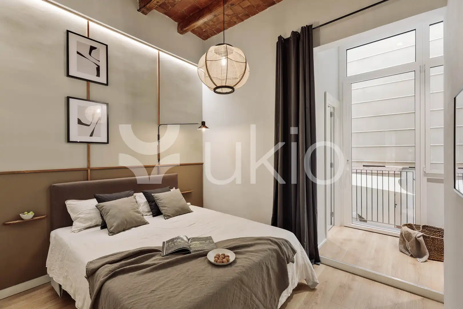 Habitación de Apartamento de alquiler en Barcelona con Aire acondicionado, Calefacción y Terraza