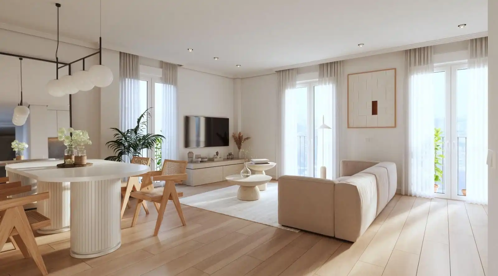 Sala de estar de Apartamento en venta en Sacedón con Aire acondicionado, Calefacción y Trastero