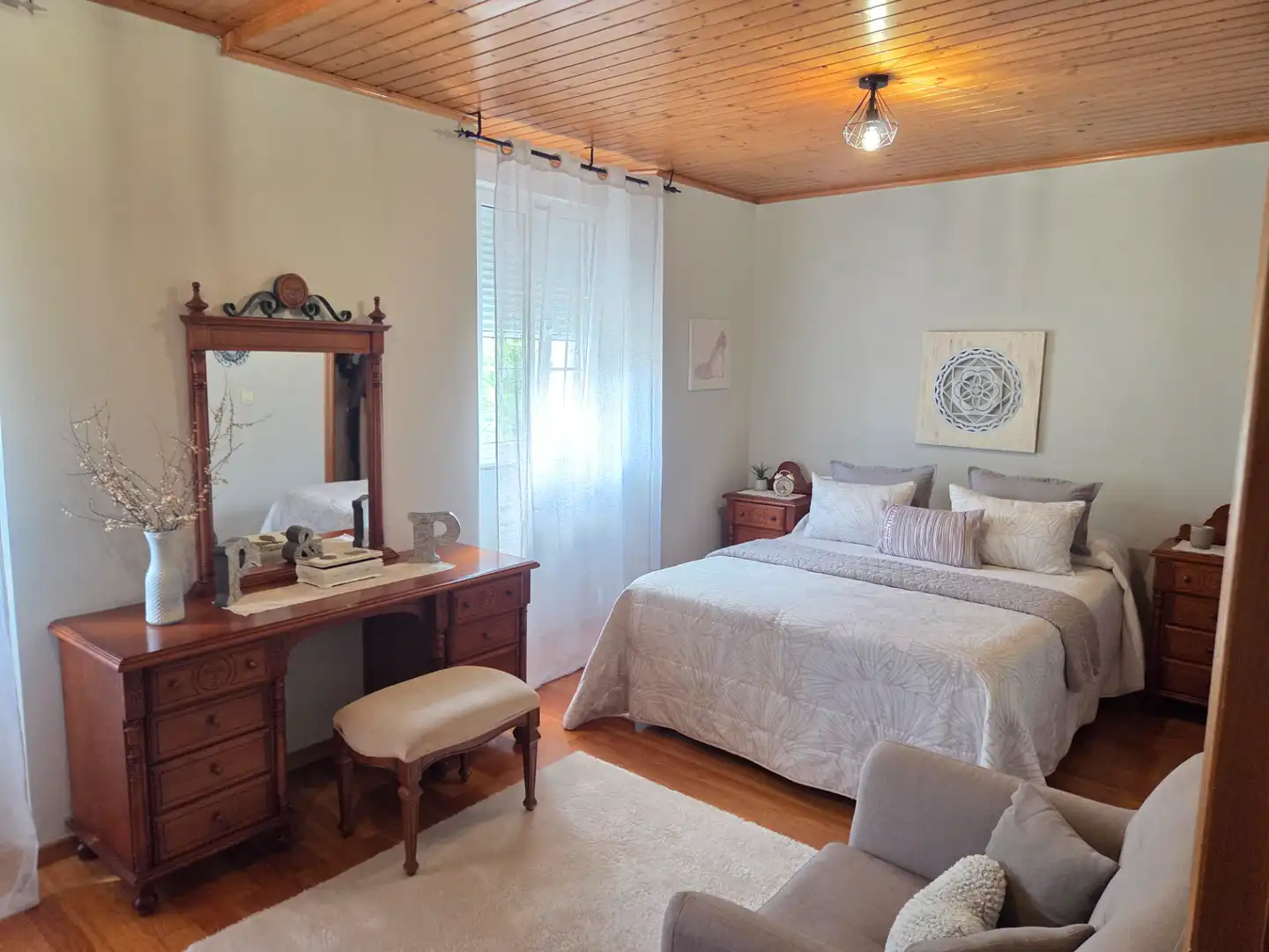 Schlafzimmer von Einfamilien-Reihenhaus zum Verkauf in Alfoz mit Heizung, Privatgarten und Abstellraum