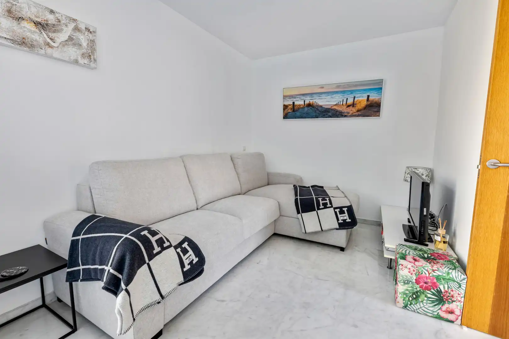 Wohnzimmer von Dachboden zum Verkauf in Mijas mit Klimaanlage, Heizung und Terrasse