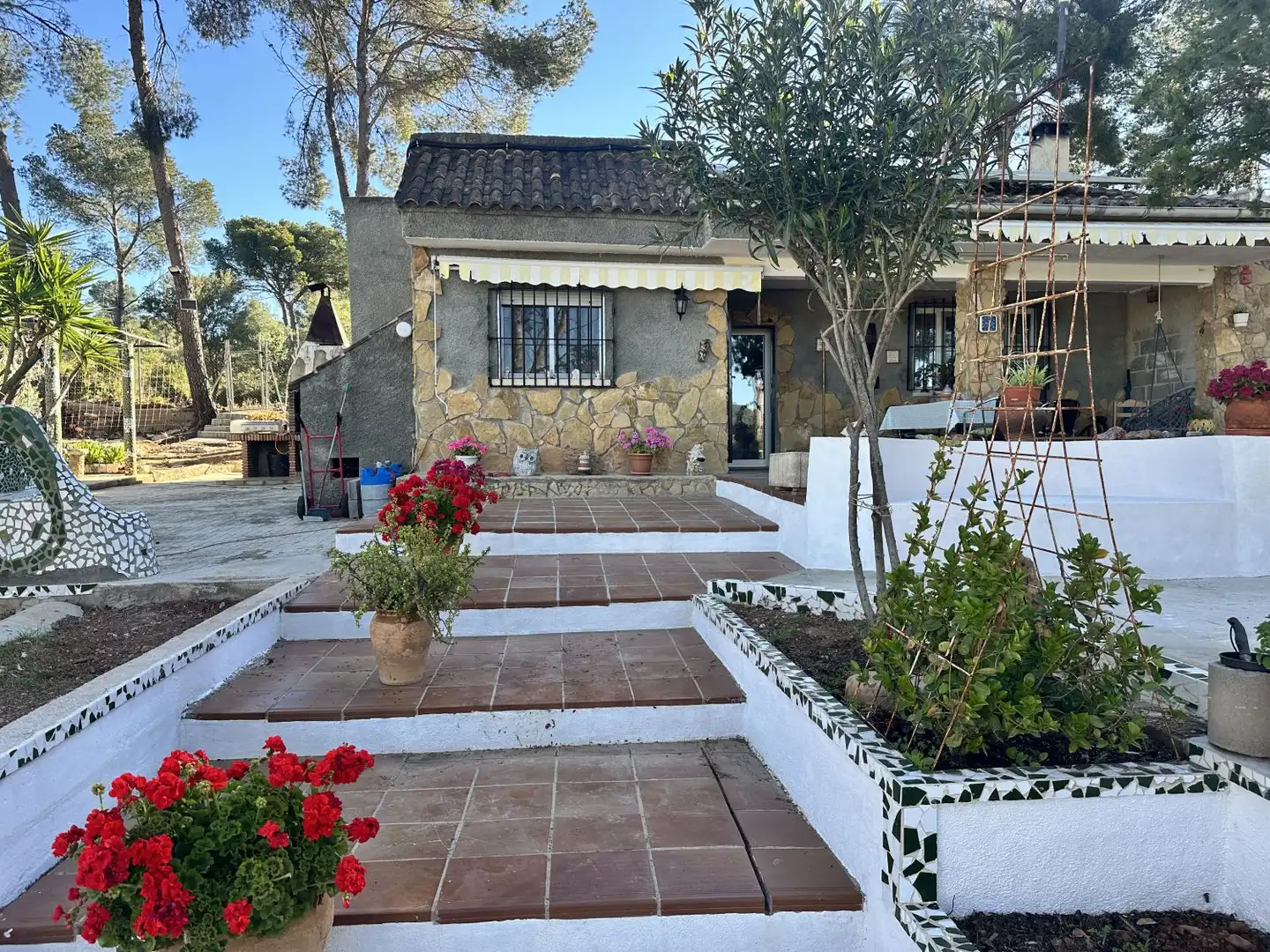 Garden of Houses for sale in Alfara de la Baronia  with Heating, Private garden and Terrace