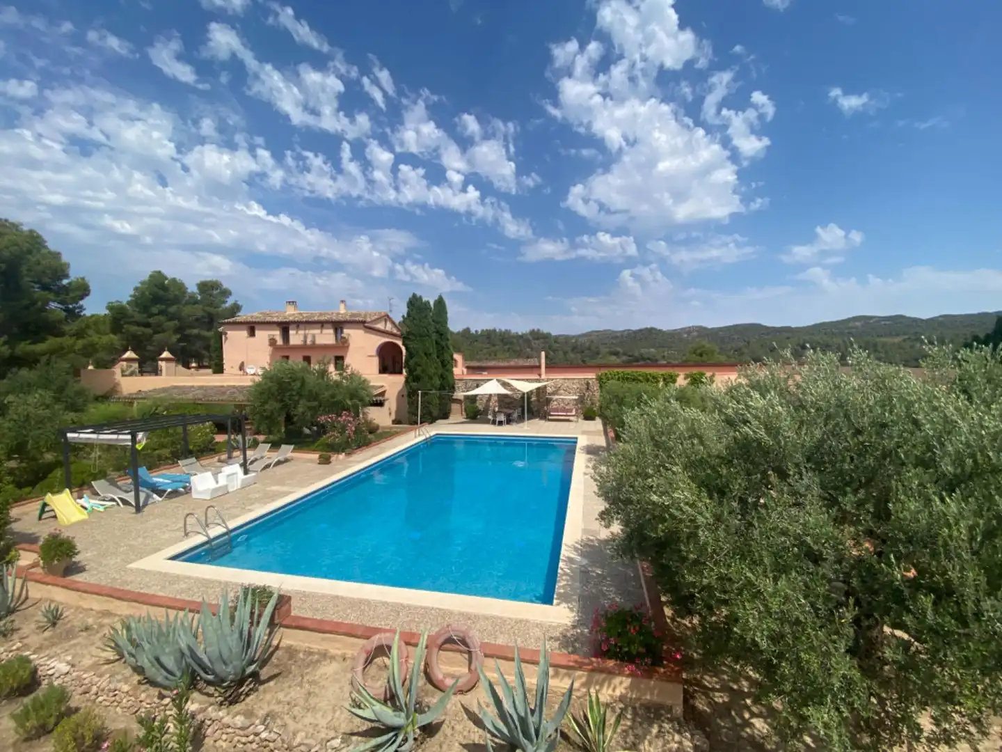 Swimming pool of Commercial properties for sale in El Molar (Tarragona)  with Air Conditioner