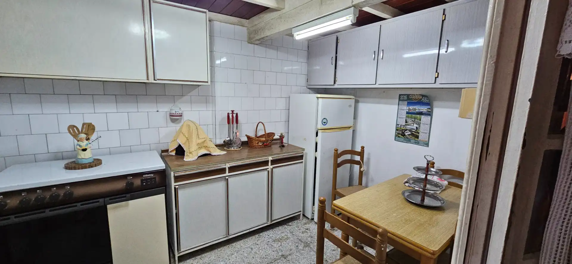 Cuina de Casa adosada en venda en Ares amb Moblat