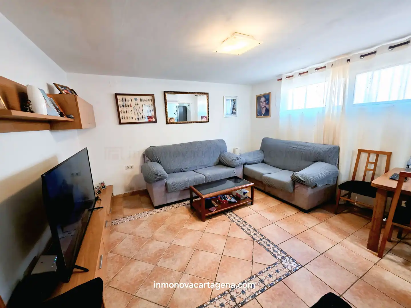 Sala de estar de Casa adosada en venta en Cartagena