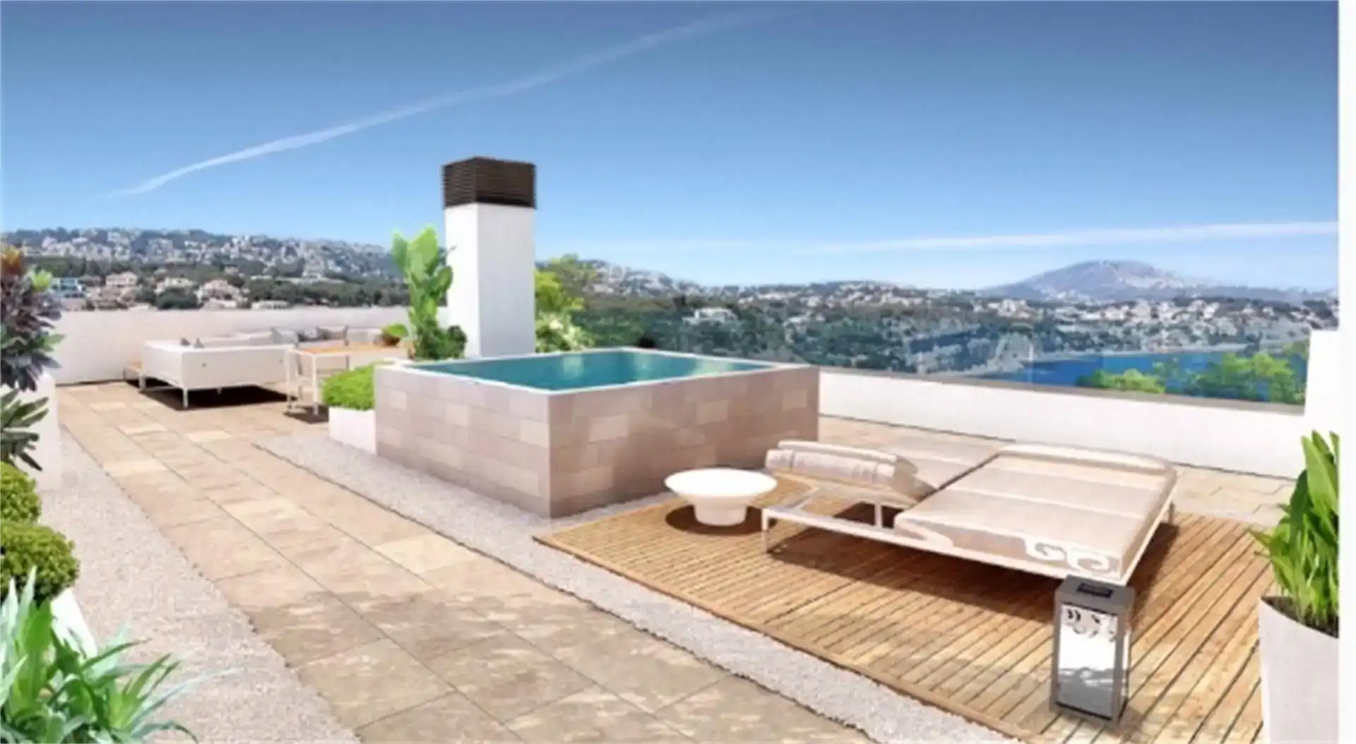 Terraza de Terreno en venta en Benissa