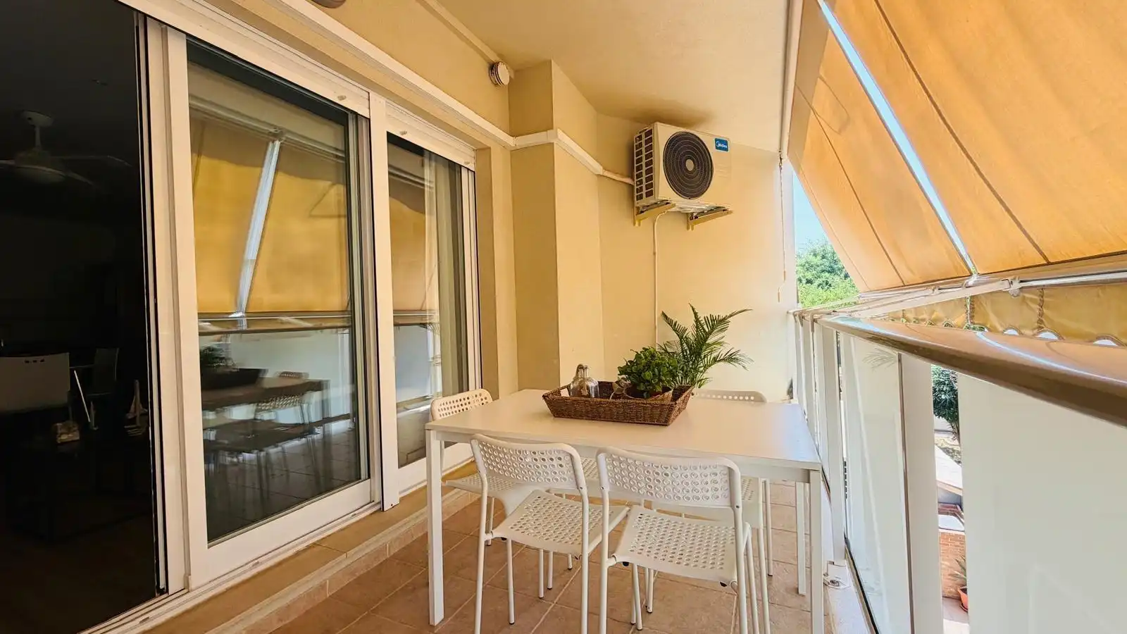 Balcony of Apartments for rent in Puçol  with Air Conditioner, Heating and Terrace