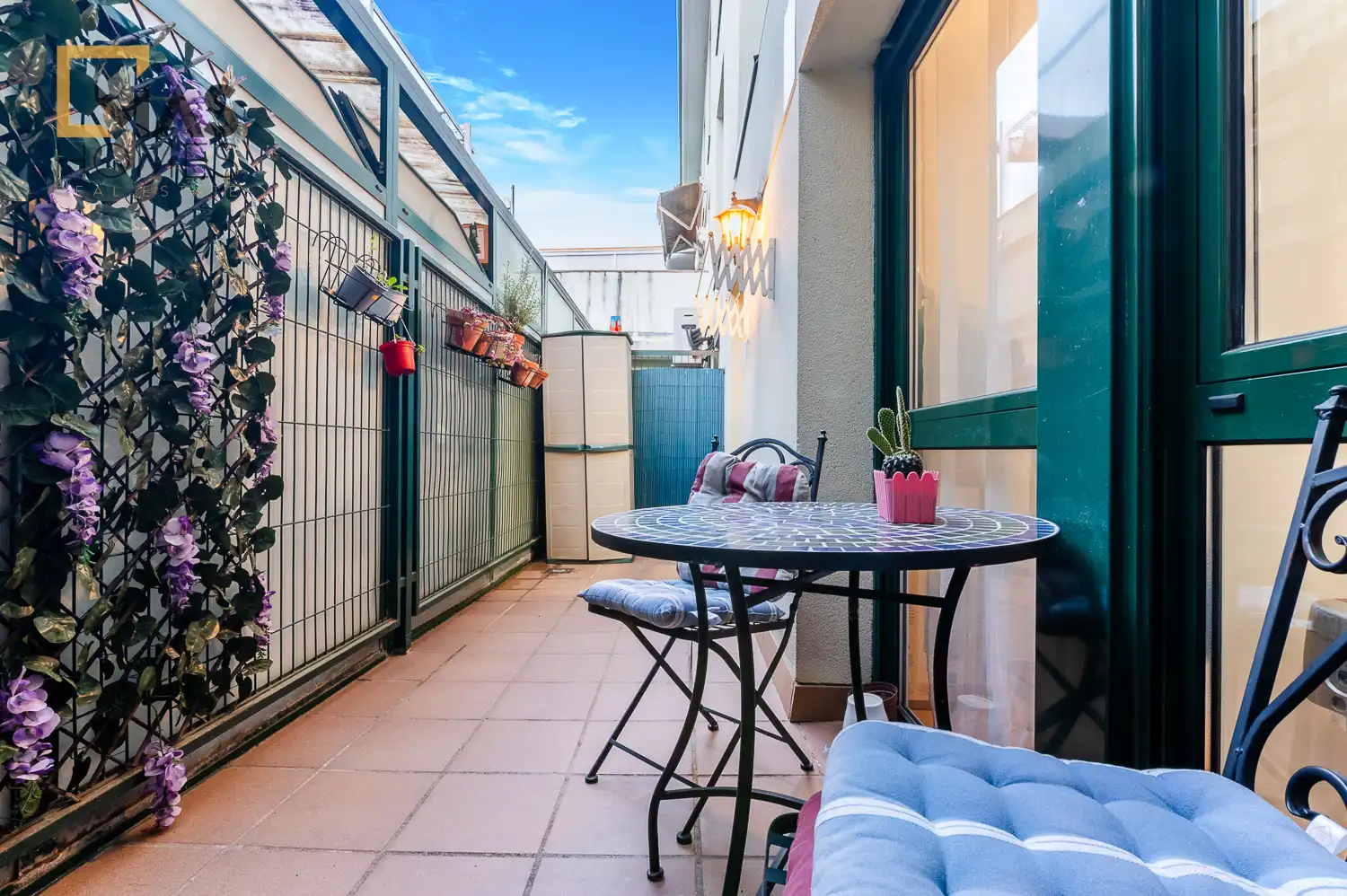 Terrasse von Wohnung zum Verkauf in Terrassa mit Klimaanlage, Heizung und Terrasse