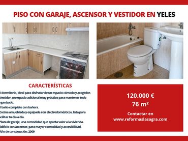 Appartamento con ascensore in vendita a Yeles