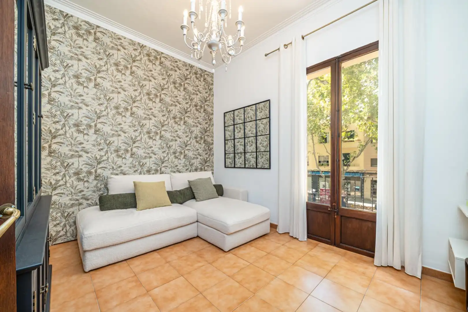 Living room of Flat for sale in  Palma de Mallorca  with Air Conditioner, Storage room and Balcony