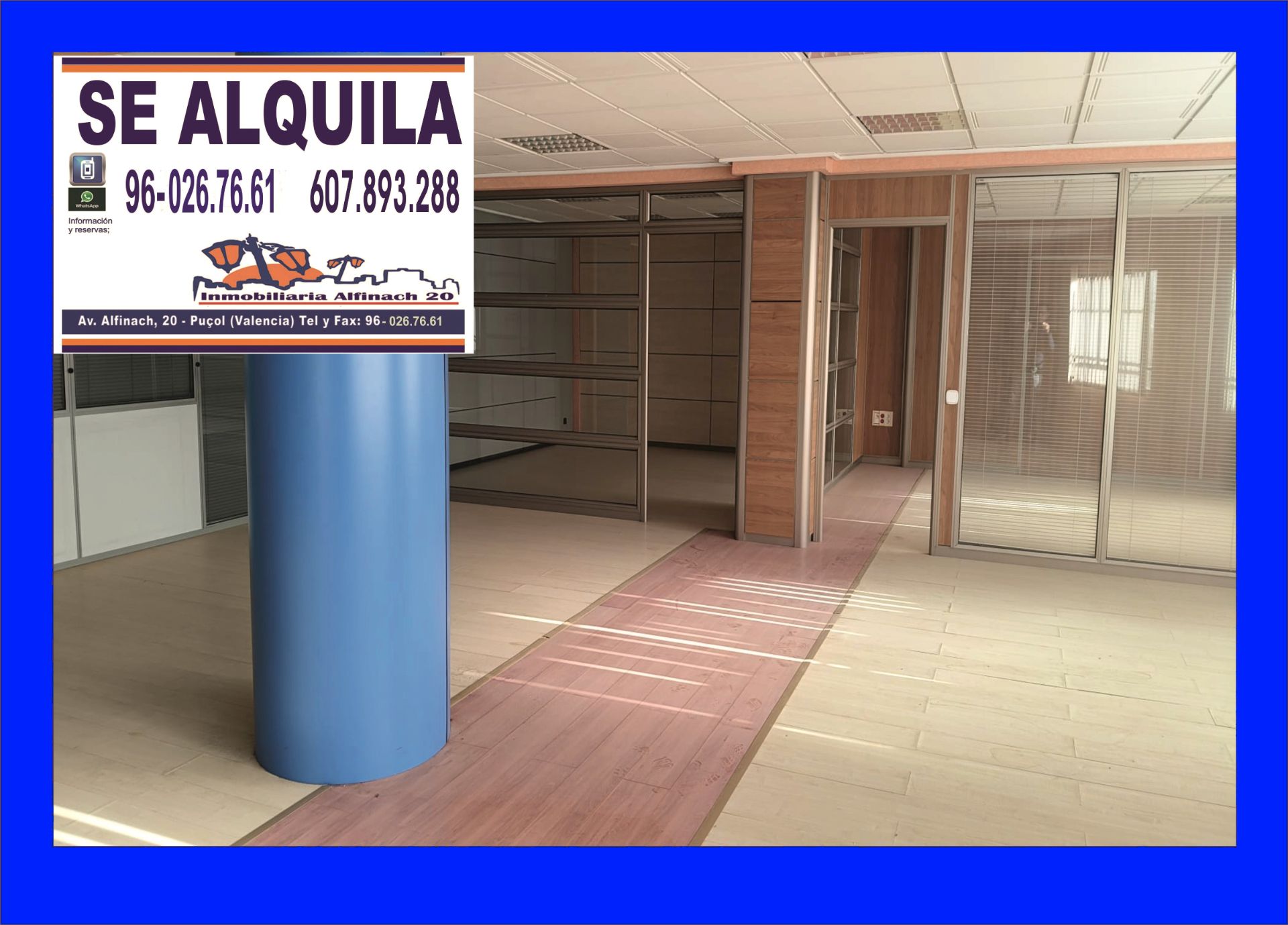 Nau industrial de lloguer en Foios amb Alarma