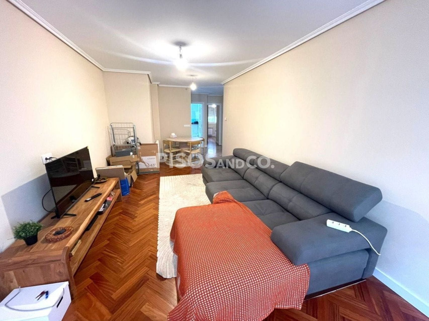 Living room of Flat for sale in A Coruña Capital   with Heating and Storage room