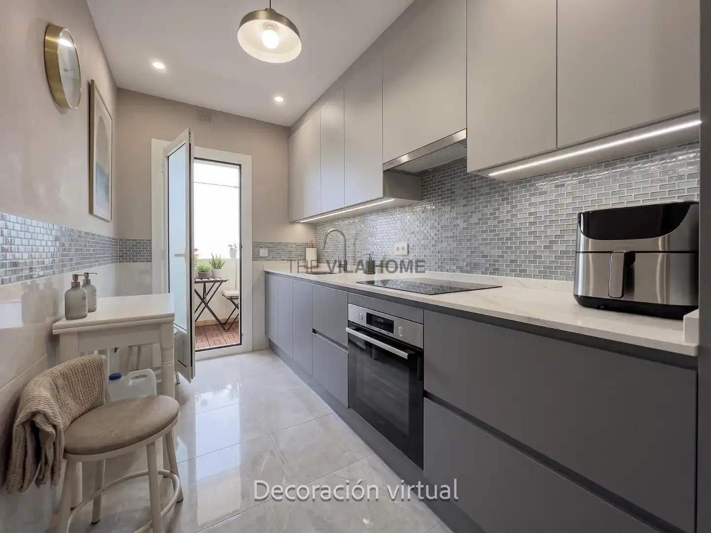 Cocina de Piso en venta en Vilanova i la Geltrú con Balcón