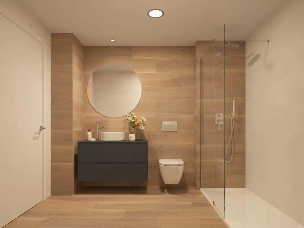 Baño de Apartamento en venta en El Verger con Aire acondicionado, Jardín privado y Terraza