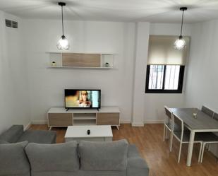 Sala d'estar de Pis de lloguer en Sanlúcar la Mayor amb Aire condicionat i Terrassa