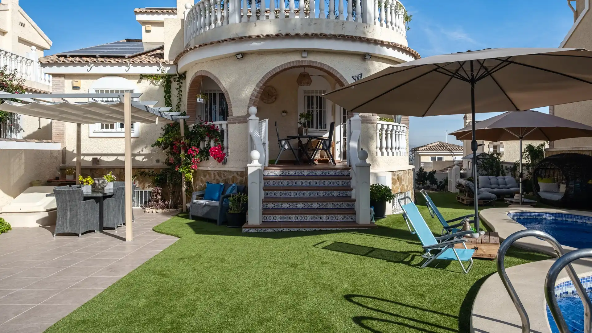 Terraza de Casa o chalet en venta en Santa Pola con Jardín privado, Terraza y Trastero